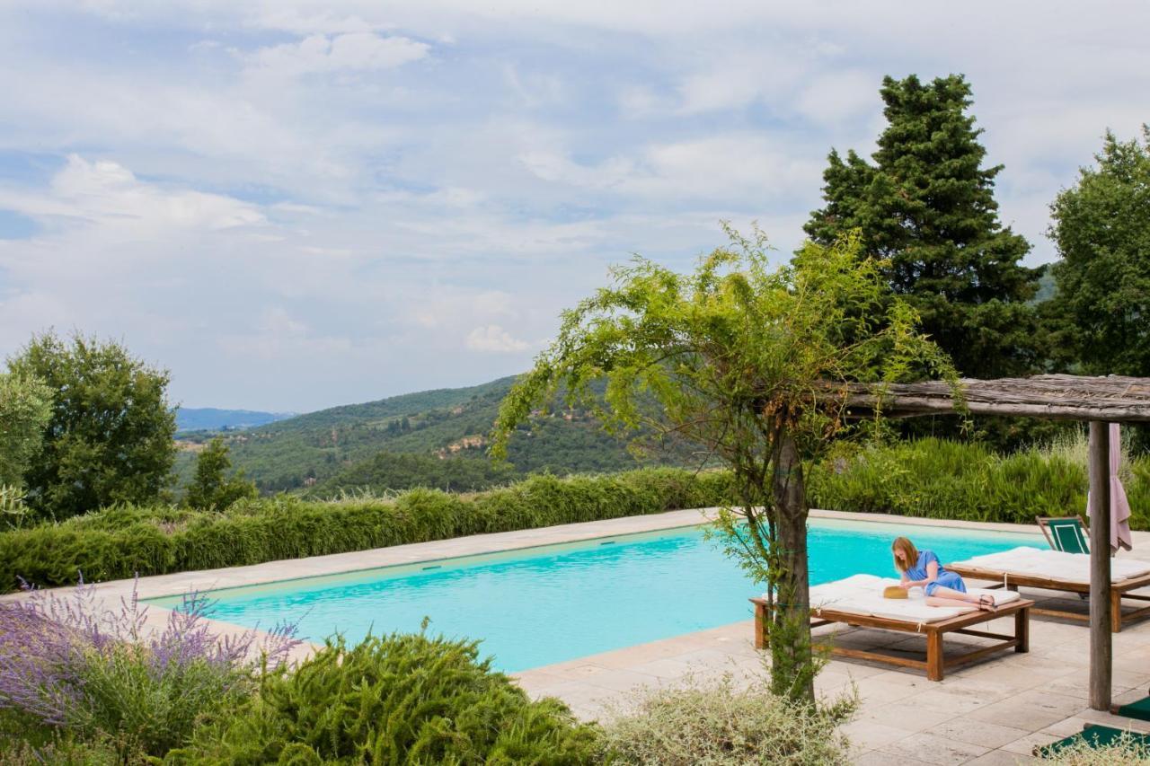 Villa Riseccoli Greve in Chianti Esterno foto
