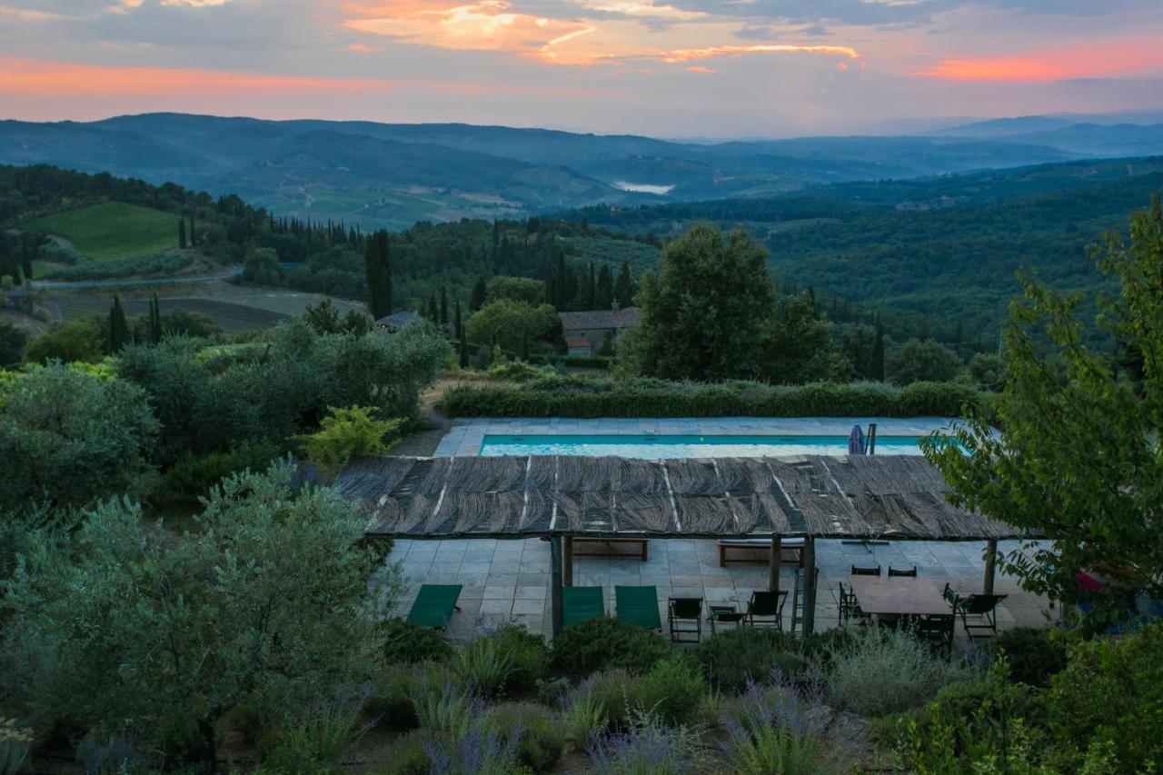 Villa Riseccoli Greve in Chianti Esterno foto