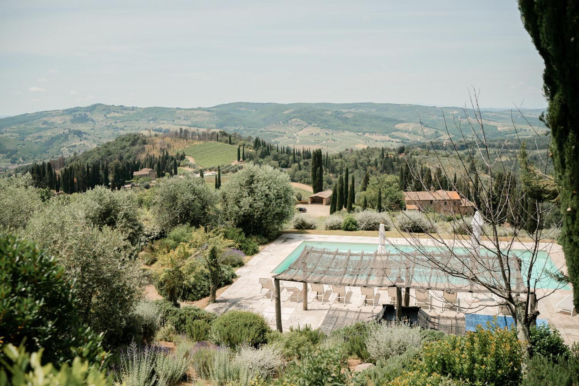 Villa Riseccoli Greve in Chianti Esterno foto