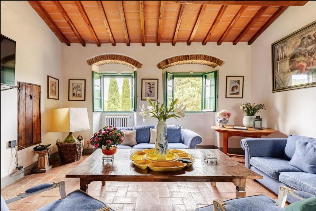 Villa Riseccoli Greve in Chianti Esterno foto